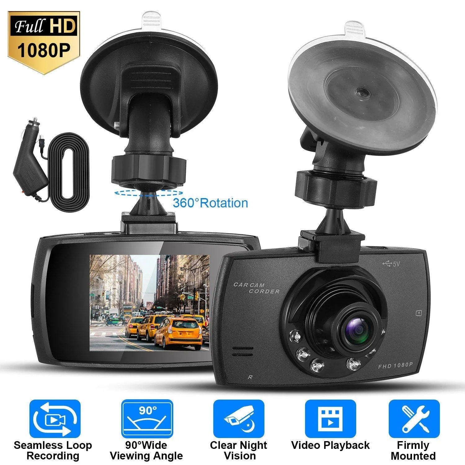 1080P Car DVR Camera Dash Cam