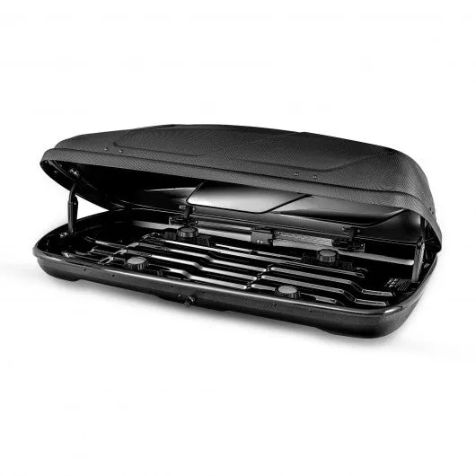 14 Cubic Feet Cargo Box Dual-sided Opening Car Roof-Black