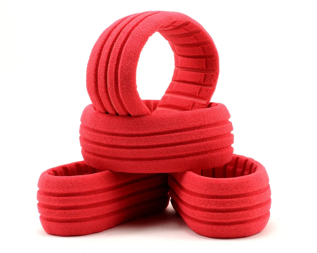 1/8 Buggy Grooved Foam Insert, Red (4)