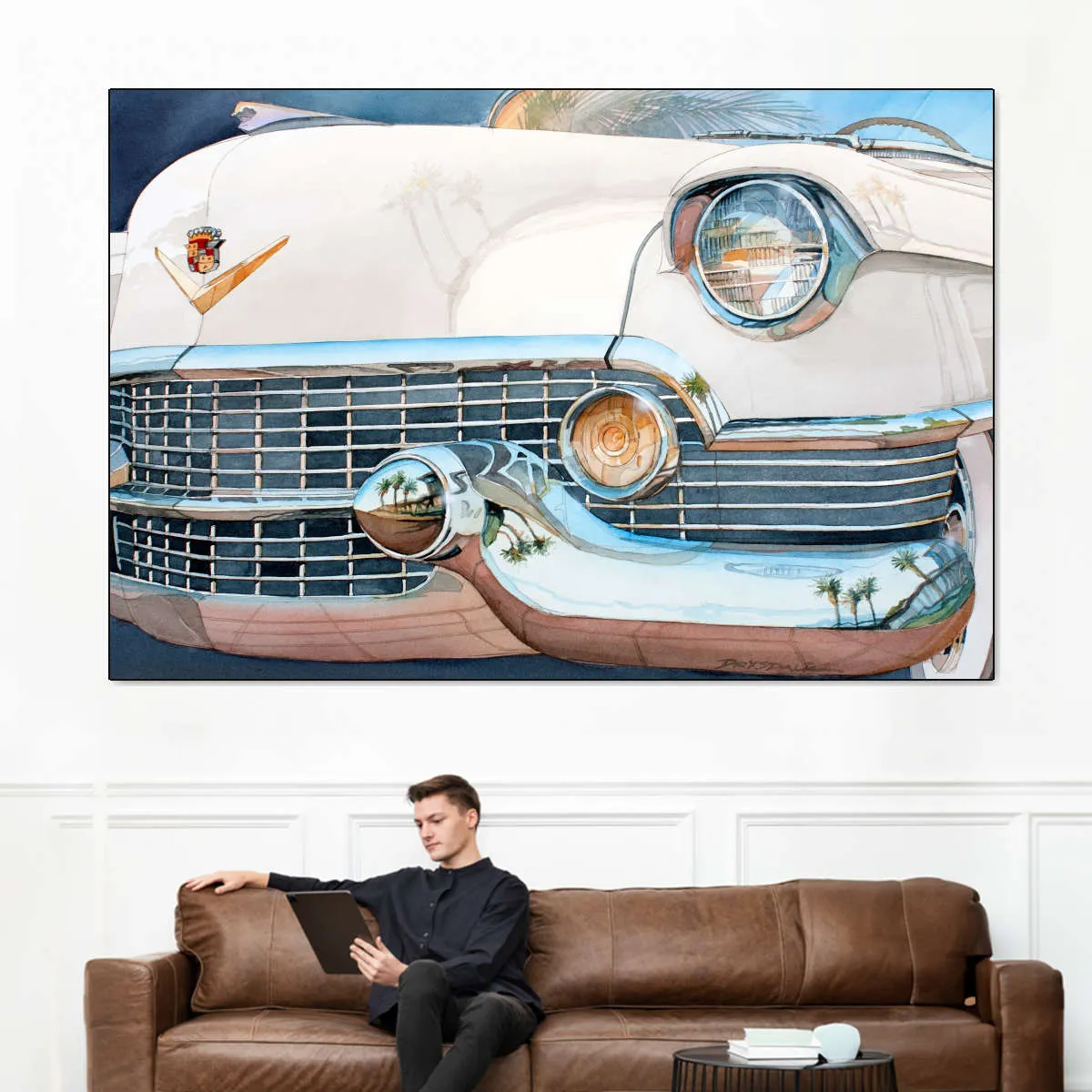 '54 Cadillac Eldorado Wall Art