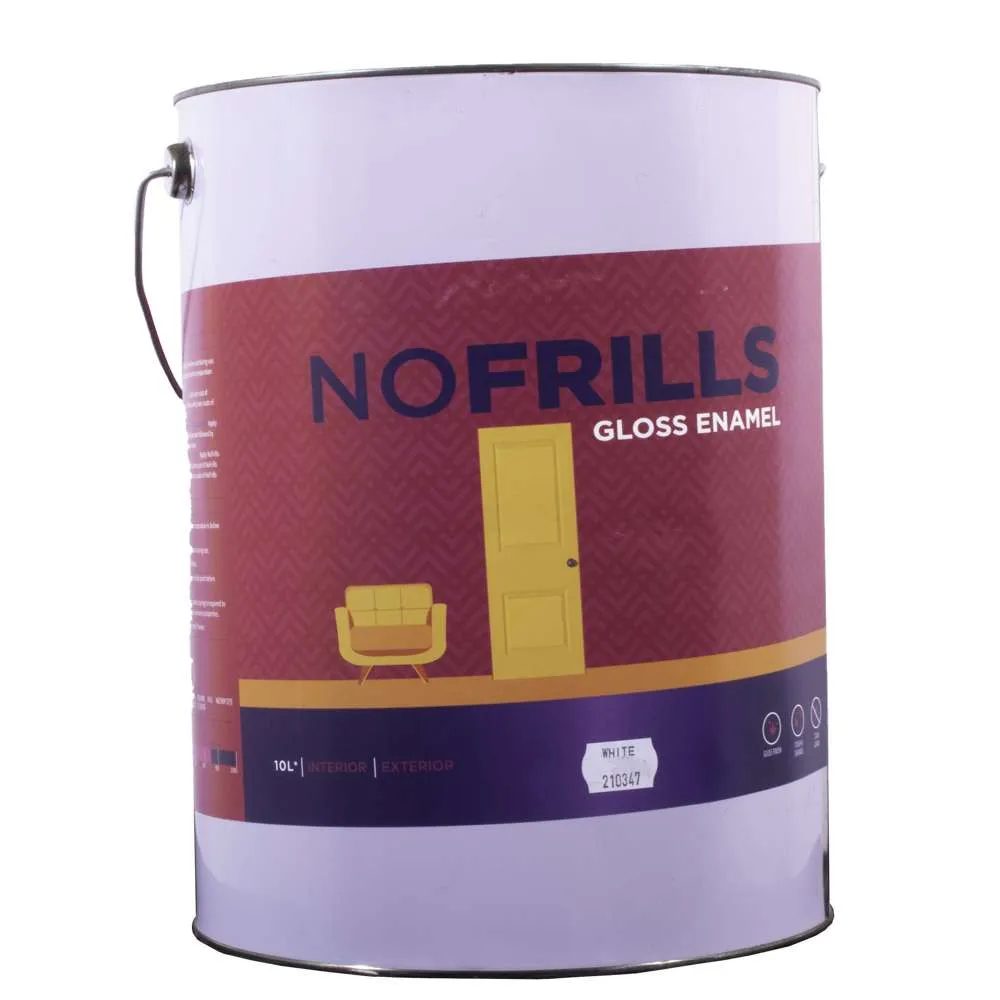 Apco No Frills Gloss Enamel White 10L