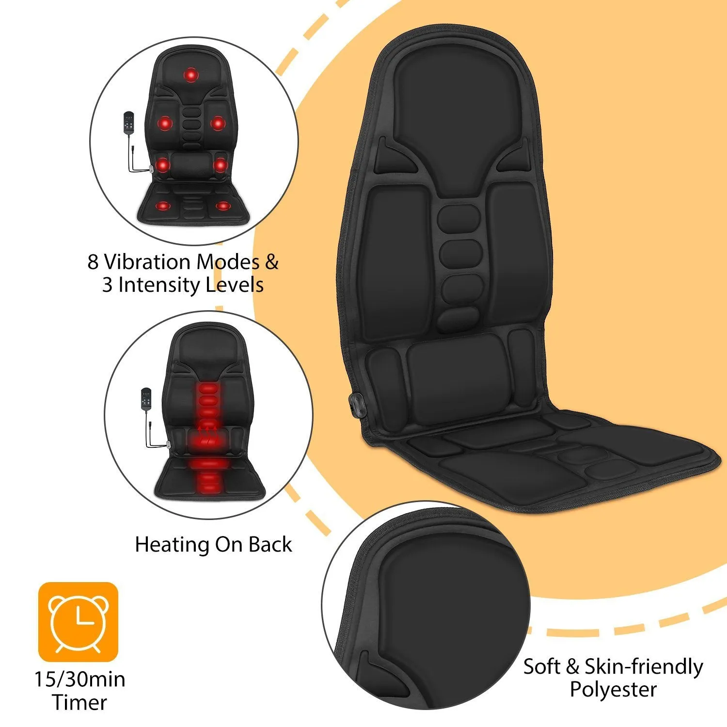 Back Massager Cushion Electric Massage Car Seat