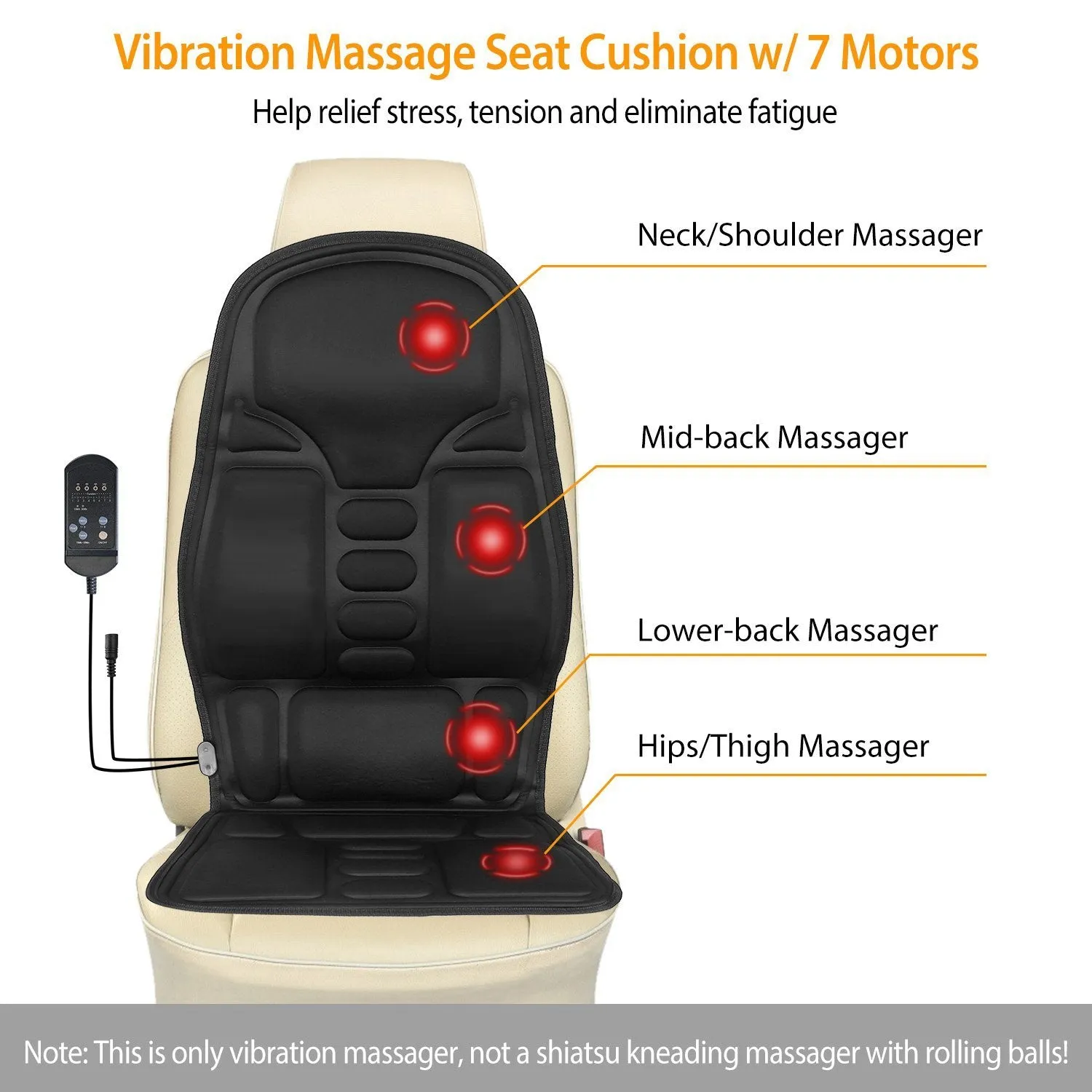 Back Massager Cushion Electric Massage Car Seat