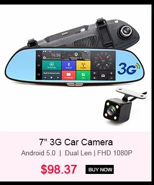 Car DVR Camera Dual Lens with Distance Video Recorder Registrar