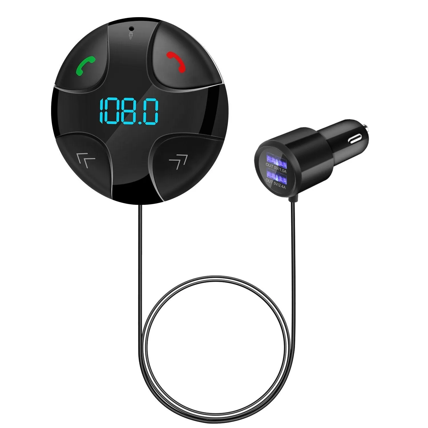 Car Wireless FM Transmitter V4 .2 Car MP3 Player