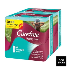 Carefree Healthy Fresh 50S X 2 Value Pack