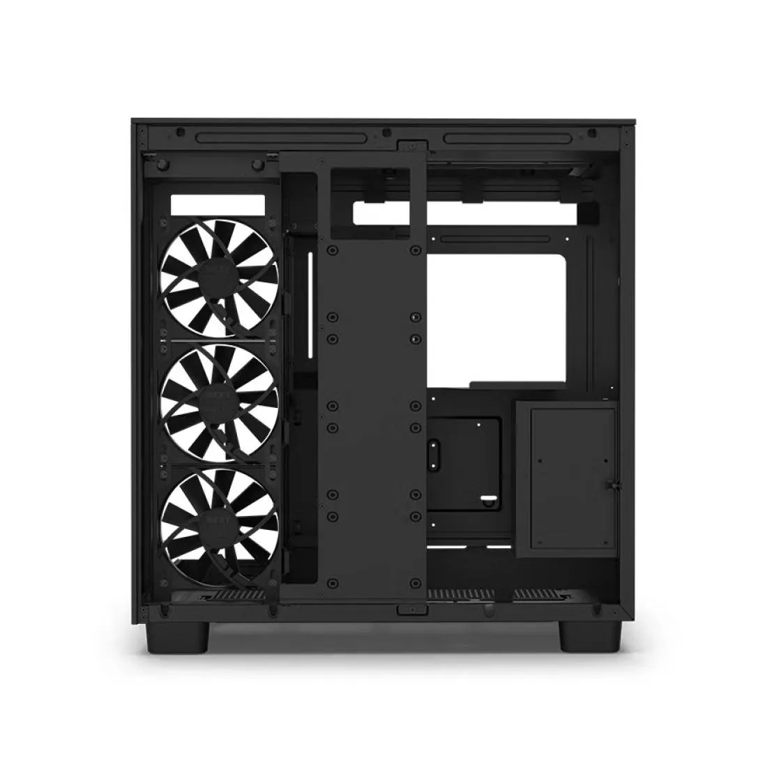 Case NZXT H9 Flow, ATX/Micro-ATX, Mid Tower, black