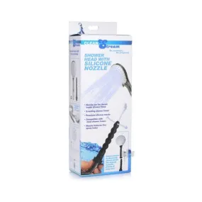 CleanStream Shower Head w/Silicone Enema Nozzle