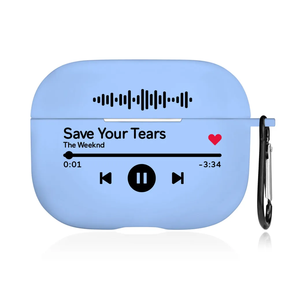 Custom Scannable Music Code Airpods 3 Soft Protective Case