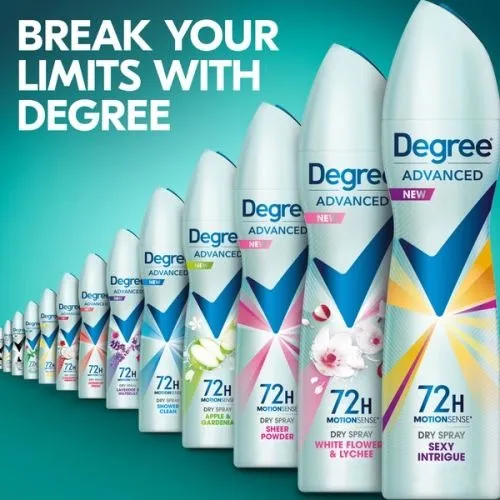 Degree Advanced Sexy Intrigue Antiperspirant Deodorant Dry Spray - Women