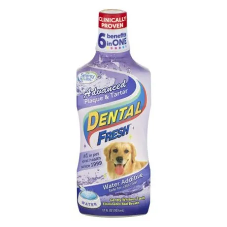 Dental Fresh Advanced Plaque & Tartar Water Additive for Dogs & Cats