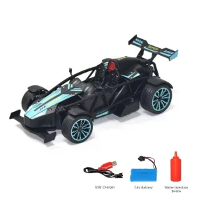 Diecast Spray Remote Control F1-BU Car with LED Light & Sound | 1:12 Scale Model