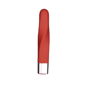 Edonista Layla Twist Bullet Silicone Vibe Red