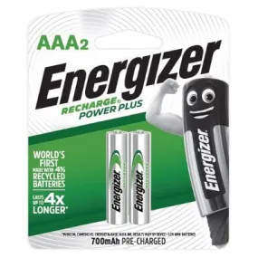 Energizer - Recharge Power Plus NH12U AAA Batteries Value Pack (700 mAh)