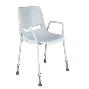 Hire Shower Chair - Milton Aluminium Heavy Duty 150 Kg