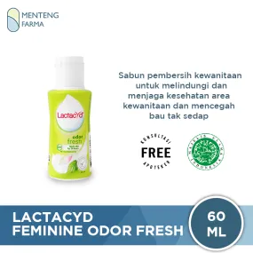 Lactacyd Odor Fresh 60 ML - Pembersih Kewanitaan