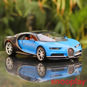 Licensed Bugatti Chiron Diecast Car (1:24 Scale Model)