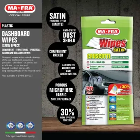 Mafra Dashboard Interior Wipes 20's (Satin finishing)