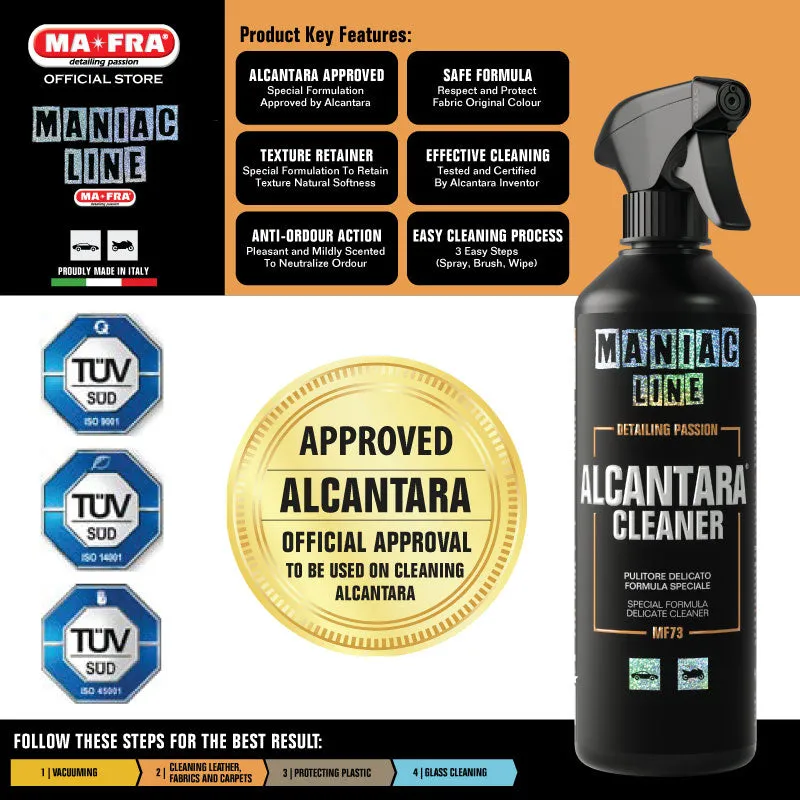 Maniac Line Alcantara Cleaner (Approved by Official Alcantara)