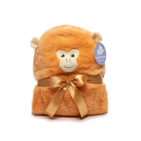 Monkey Weighted Hoodie Blanket