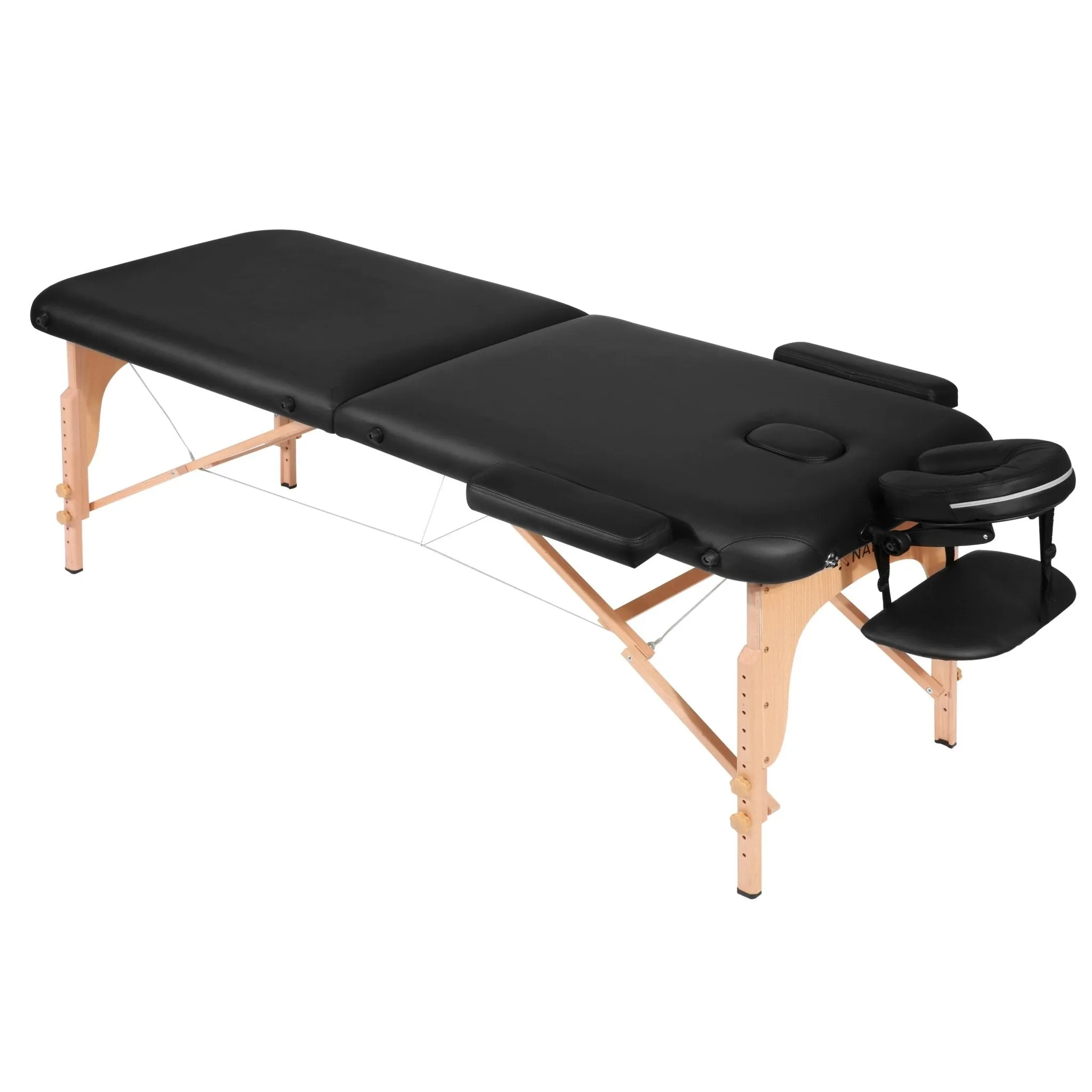 Naipo Portable Massage Table with Wooden Feet