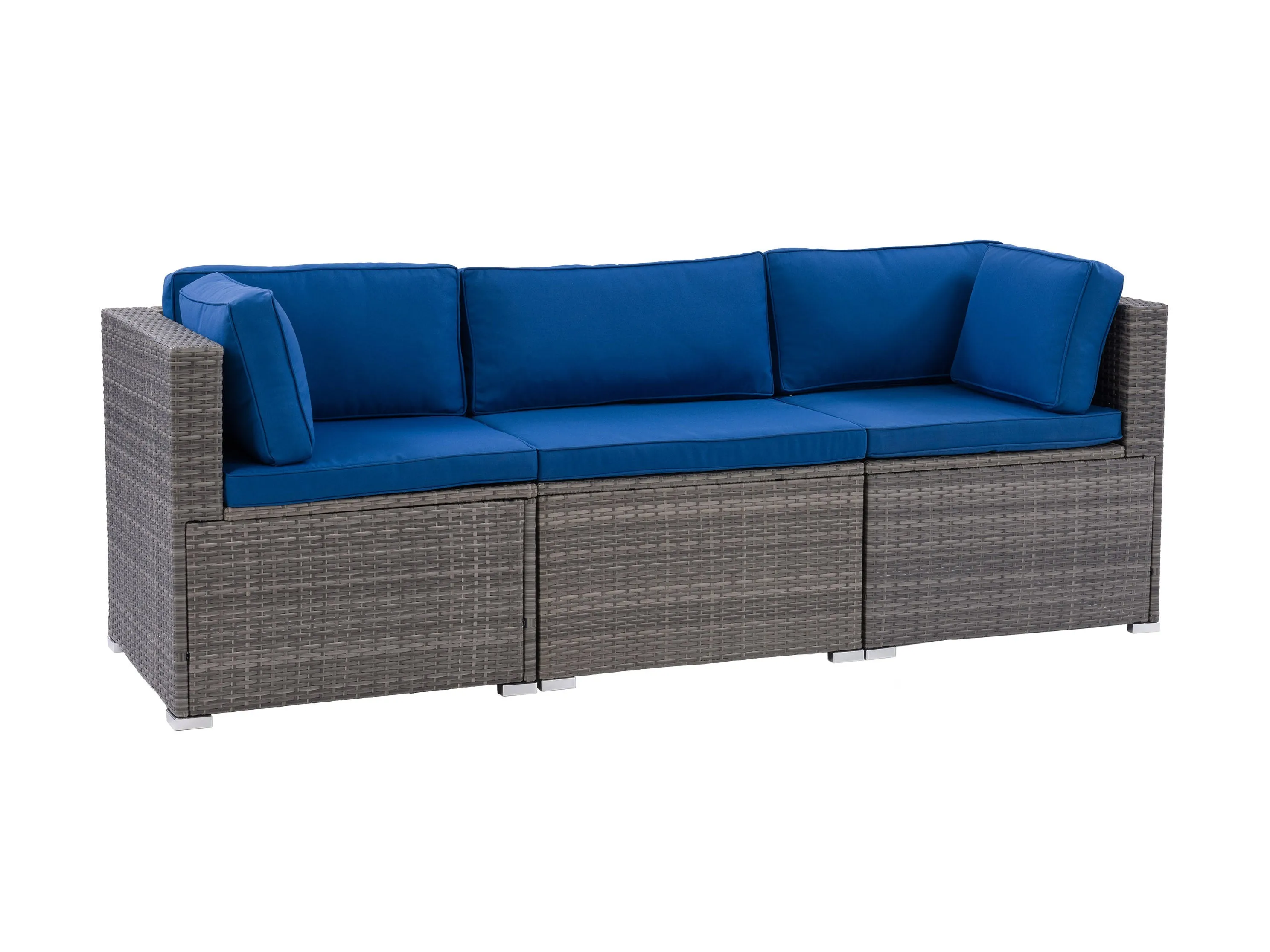 Outdoor Wicker Sofa, 3pc