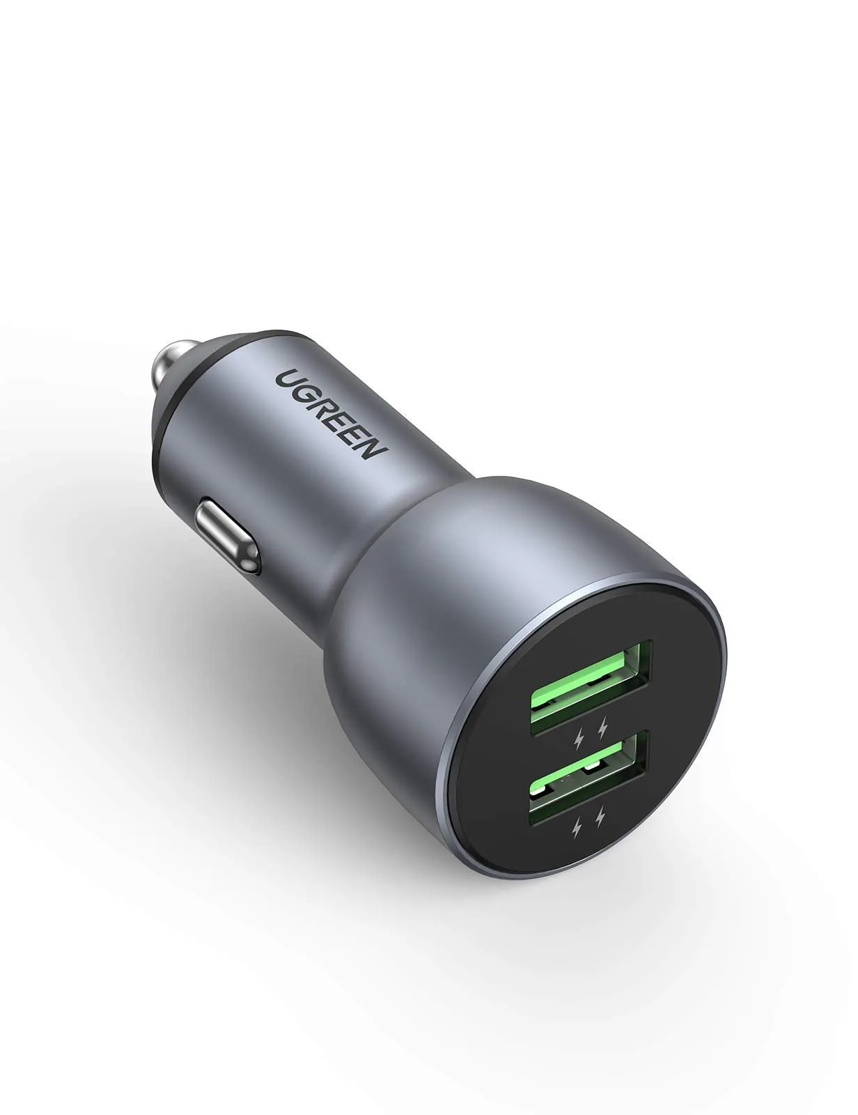 UGREEN USB Car Charger Adapter 36W - Dual USB Car Charger Fast Charging, Cigarette Lighter Adapter Compatible with iPhone 15/14/13/12/11/SE/XR/X/XS, Galaxy S22/S21/S20/S10/Note 20, Pixel 5/4/3