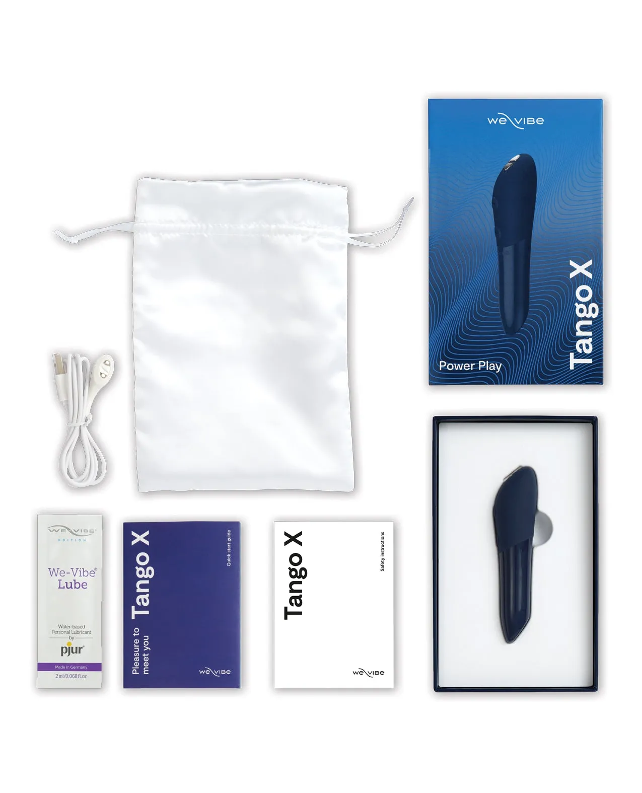 Vibrator Mini - Bullet Style We-Vibe Tango X  USB - (2 Color Options)